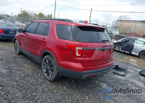 2017 Ford Explorer Xlt from USA, damaged, VIN 1FM5K7D81HGE18994